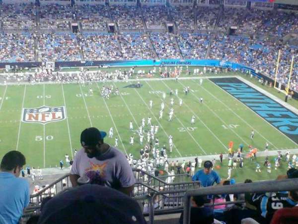 Bank of America Stadium, bloc: 542, rangée: 11, place: 1