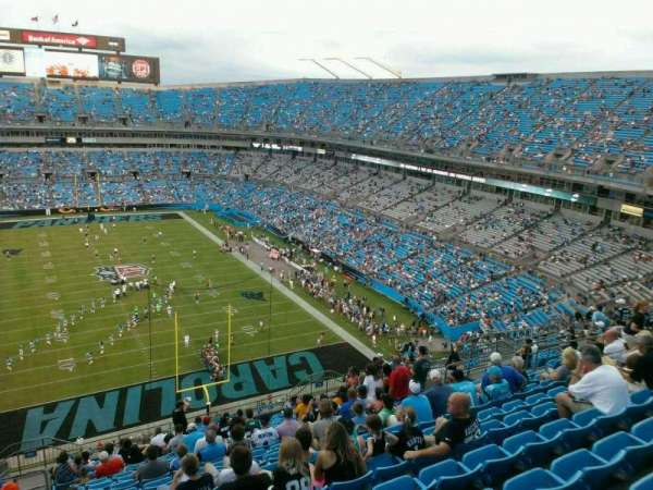 Bank of America Stadium, bloc: 502, rangée: 15, place: 21