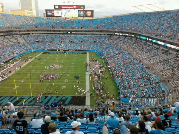 Bank of America Stadium, bloc: 554, rangée: 15, place: 18