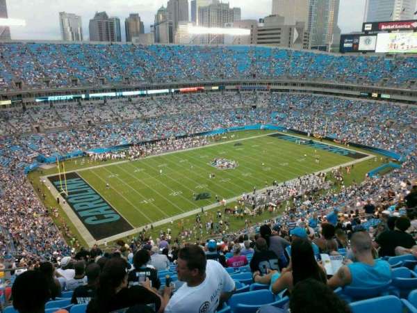 Bank of America Stadium, bloc: 547, rangée: 26, place: 24