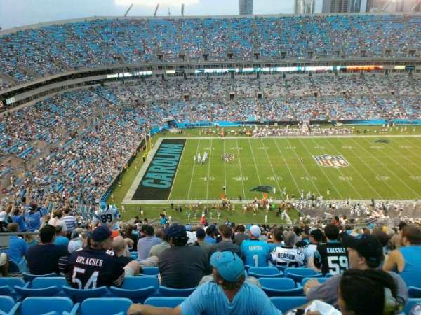 Bank of America Stadium, bloc: 544, rangée: 24, place: 18