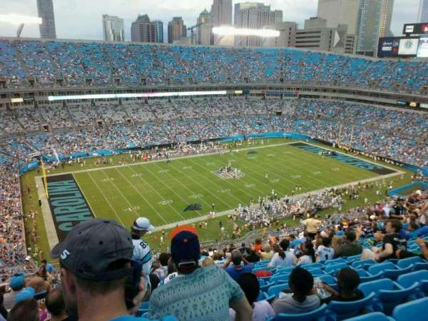Bank of America Stadium, bloc: 546, rangée: 23, place: 19
