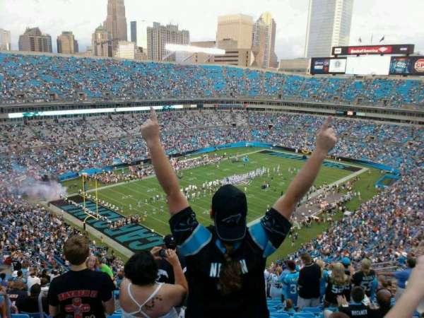 Bank of America Stadium, bloc: 550, rangée: 19, place: 20