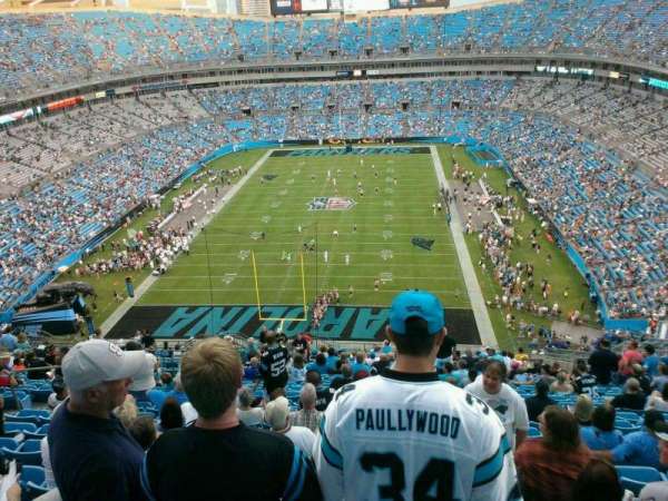 Bank of America Stadium, bloc: 501, rangée: 16, place: 21