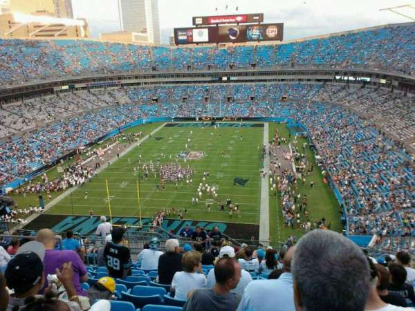 Bank of America Stadium, bloc: 554, rangée: 15, place: 18