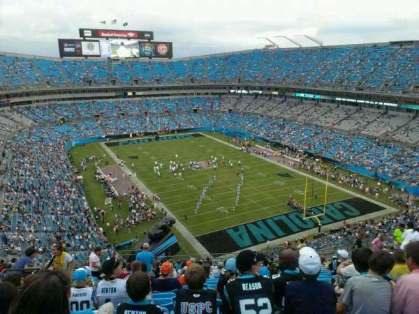 Bank of America Stadium, bloc: 505, rangée: 18, place: 25