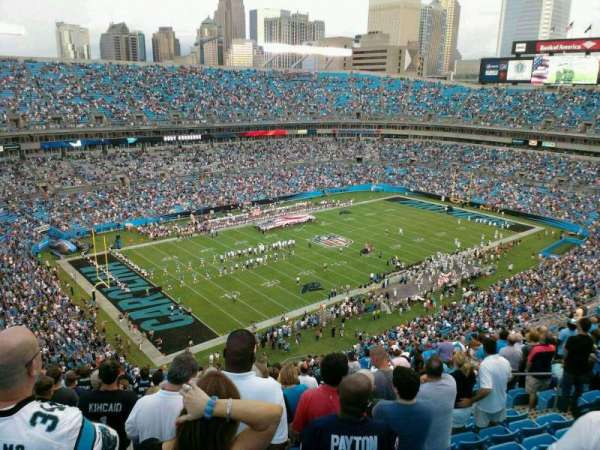 Bank of America Stadium, bloc: 548, rangée: 21, place: 12