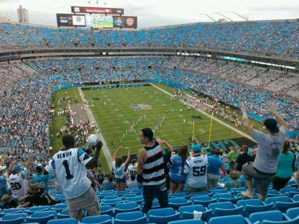 Bank of America Stadium, bloc: 504, rangée: 19, place: 15