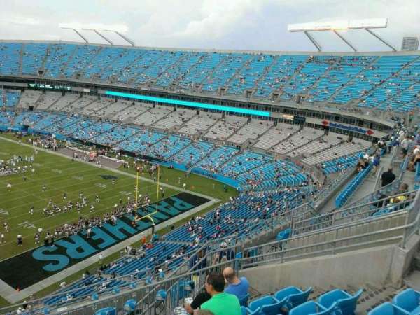 Bank of America Stadium, bloc: 532, rangée: 8, place: 14
