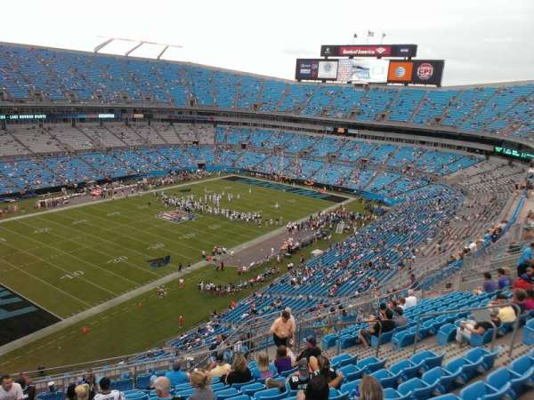 Bank of America Stadium, bloc: 521, rangée: 12, place: 13