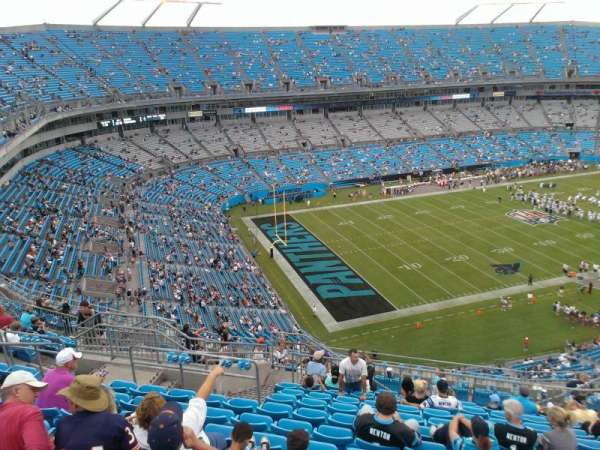 Bank of America Stadium, bloc: 521, rangée: 12, place: 13