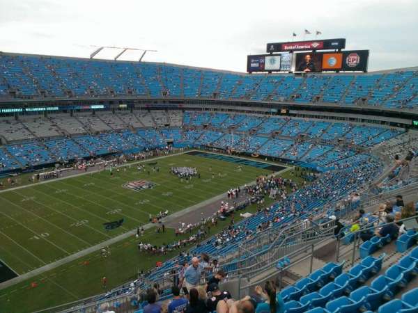 Bank of America Stadium, bloc: 520, rangée: 11, place: 15