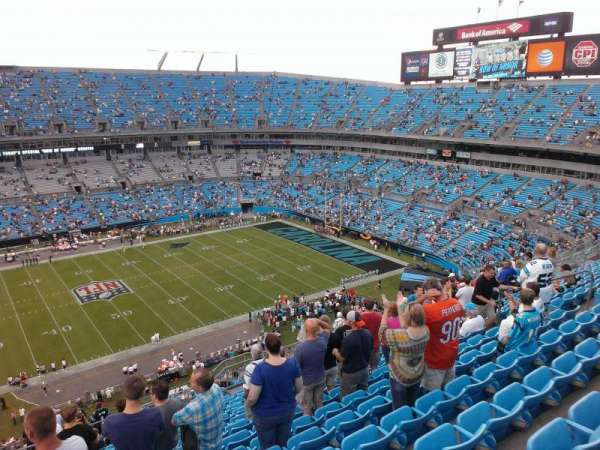 Bank of America Stadium, bloc: 516, rangée: 15, place: 18