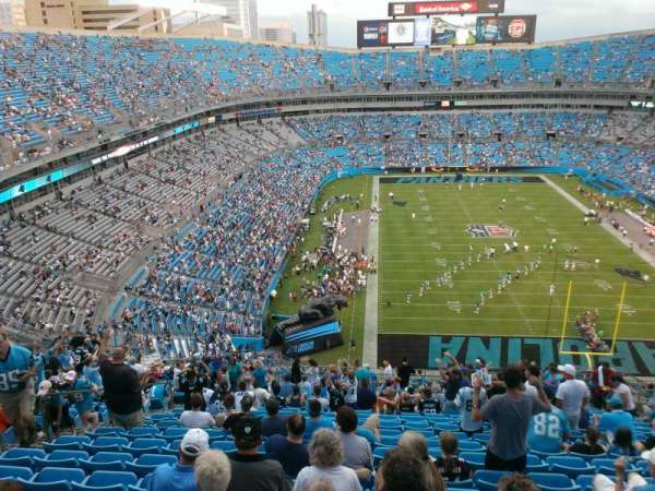 Bank of America Stadium, bloc: 503, rangée: 21, place: 12