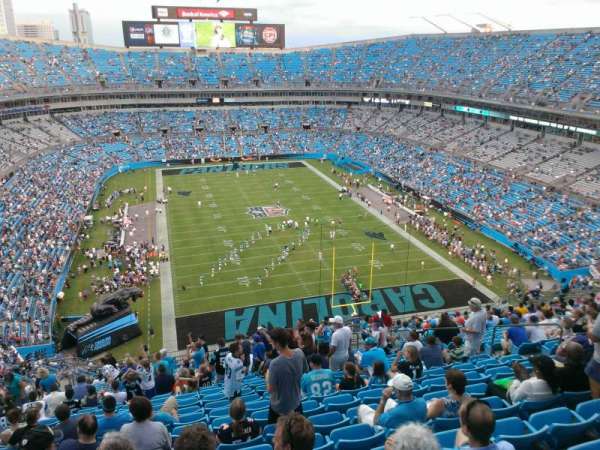 Bank of America Stadium, bloc: 503, rangée: 21, place: 12