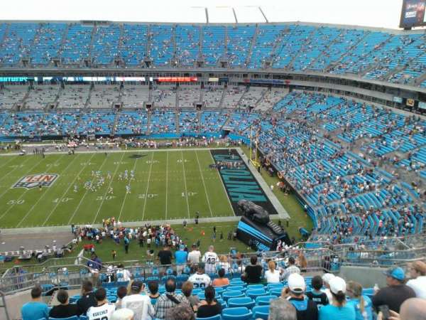 Bank of America Stadium, bloc: 512, rangée: 11, place: 14