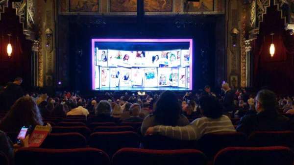 Hollywood Pantages Theatre, bloc: Orchestra C, rangée: RR, place: 103
