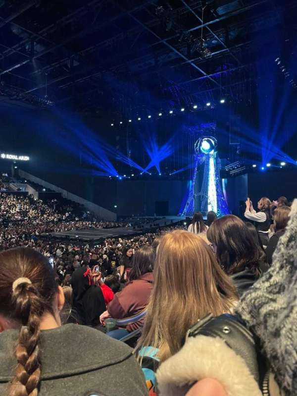 Royal arena, bloc: 105, rangée: 18, place: 81