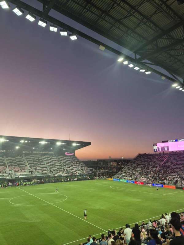 Chase Stadium, bloc: 118, rangée: 25, place: 23
