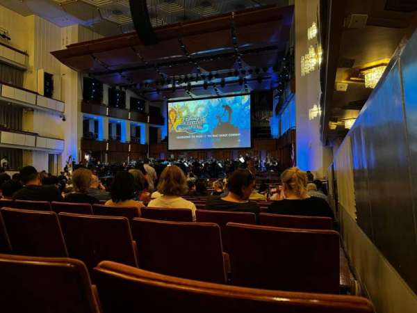The Kennedy Center Concert Hall, bloc: Orchestra Prime R, rangée: V, place: 24