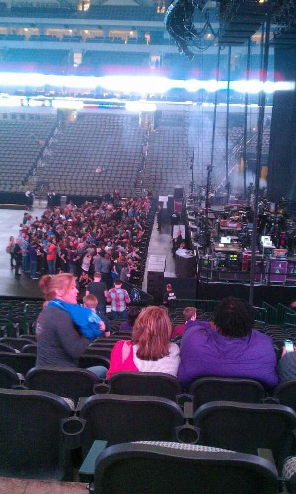 American Airlines Center, bloc: 104, rangée: Y, place: 17