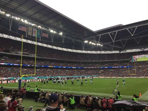 Wembley Stadium, bloc: 109, rangée: 7, place: 207