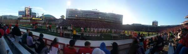 SECU Stadium, bloc: 4, rangée: D, place: 18