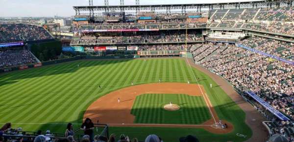 Coors Field, bloc: U336, rangée: 19, place: 15