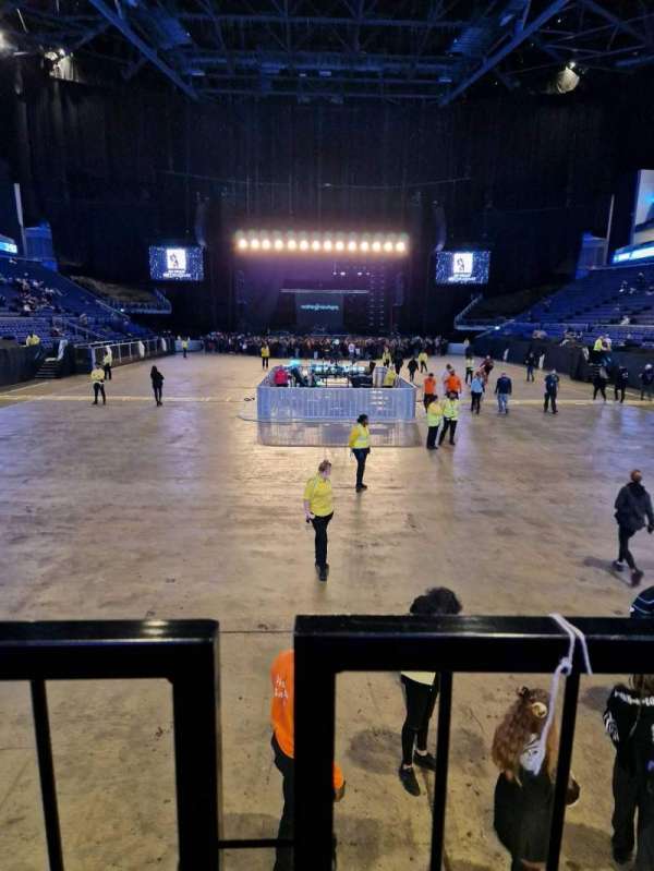 The O2, London, bloc: 107, rangée: H, place: 203