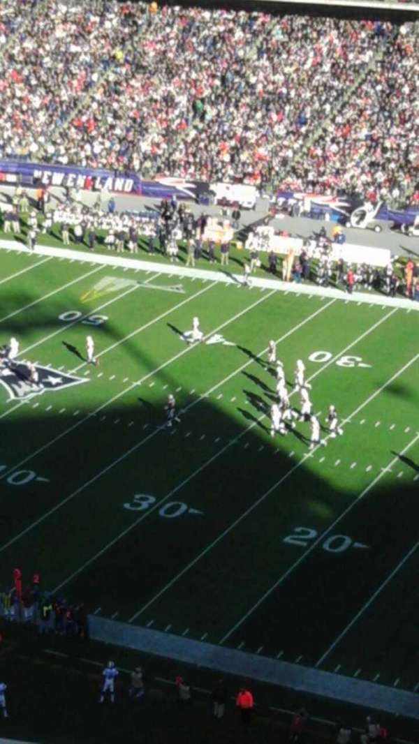 Gillette Stadium, bloc: 327, rangée: 9, place: 14