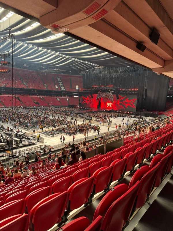 Johan Cruijff ArenA, bloc: 122, rangée: 25, place: 258