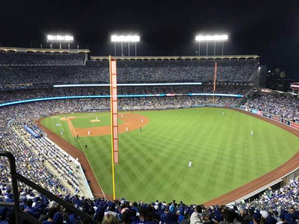 Dodger Stadium, bloc: 58RS, rangée: BB, place: 3