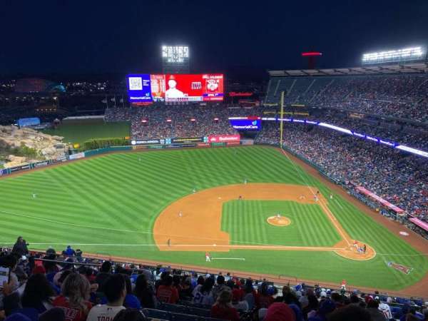 Angel Stadium, bloc: 514, rangée: N, place: 9
