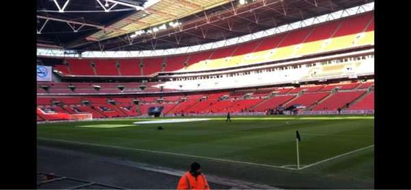 Wembley Stadium, bloc: 117, rangée: 6, place: 174