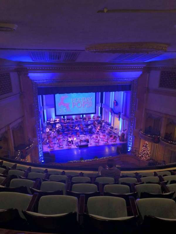 Miller Symphony Hall, bloc: Balcony Left, rangée: F, place: 17