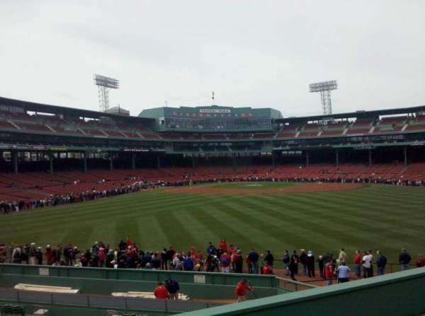 Fenway Park, bloc: Bleacher 37, rangée: 8, place: 19