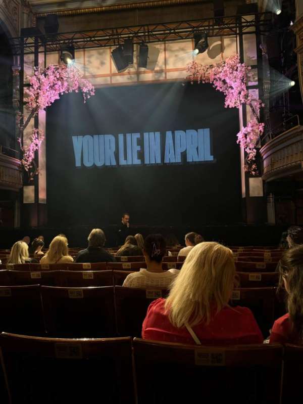 Harold Pinter Theatre, bloc: Stalls, rangée: L, place: 8