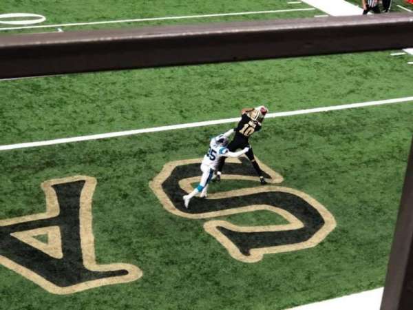 Caesars Superdome, bloc: 201, rangée: 2, place: 2