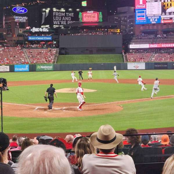 Busch Stadium, bloc: 150, rangée: 7, place: 2