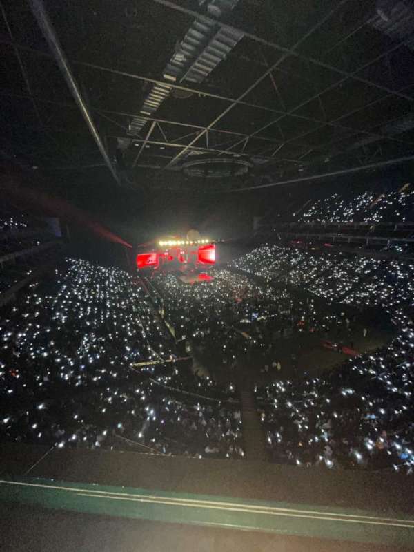 The O2, London, bloc: 409, rangée: A, place: 649
