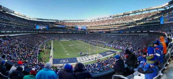 MetLife Stadium, bloc: 229, rangée: 4, place: 1