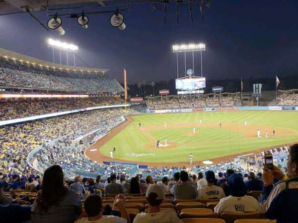 Dodger Stadium, bloc: 116LG, rangée: R, place: 6