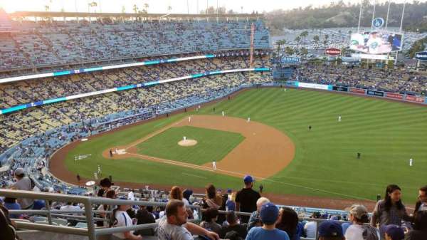 Dodger Stadium, bloc: 22RS, rangée: GG, place: 16