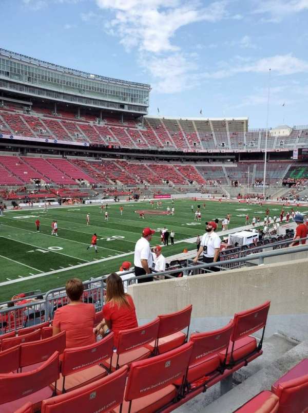 Ohio Stadium, bloc: 28A, rangée: 6, place: 5