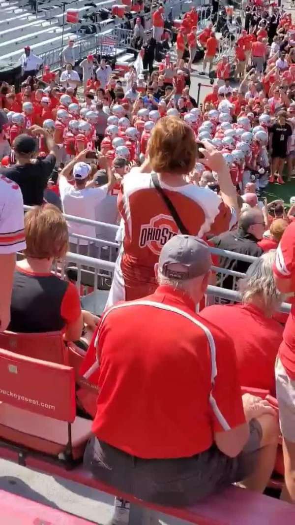 Ohio Stadium, bloc: 28A, rangée: 6, place: 5