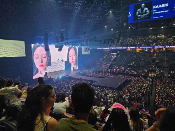 Accor Arena, bloc: Gradin P, rangée: 3, place: 5