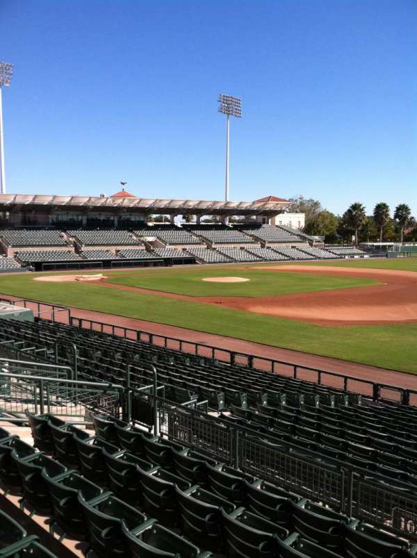 Ed Smith Stadium, bloc: 203, rangée: 7, place: 12
