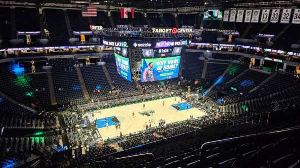 Target Center, bloc: 234, rangée: S, place: 1
