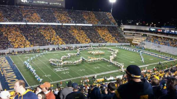 Mountaineer Field, bloc: 202, rangée: 25, place: 105