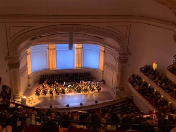 Carnegie Hall, bloc: Upper Balcony LC, rangée: O, place: 11
